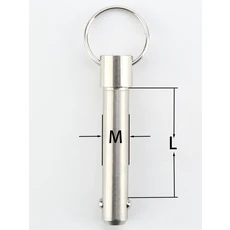 [호환제품] 하이 퀄리티 모든 스테인리스 스틸 솔리드 퀵릴리즈 핀 링 포함 용수철 볼 잠금 QB115.1 Dia5 ~, 01 M5, 01 L10mm