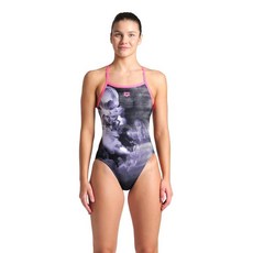 ARENA 여성용 퍼포먼스 에어브러시 챌린지 백 수영복 스포티 아레나 146124 7597929658