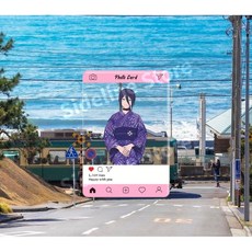 레제 아크릴카드 레제 굿즈 체인소맨 마키마 투명 포카, 1개, 천사 악마