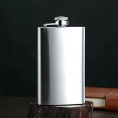 德國304不銹鋼酒壺 便攜式大容量扁酒瓶, 1個