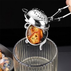 티백용 집게 인퓨저 셋 스텐티인퓨저 홍차거름망 티인퓨져