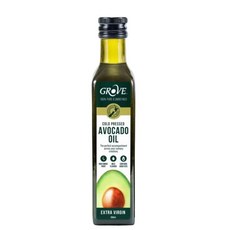GROVE 冷壓初榨酪梨油 紐西蘭原裝進口 高發煙點 富含Omega-3、Omega-9 250ml, 1瓶