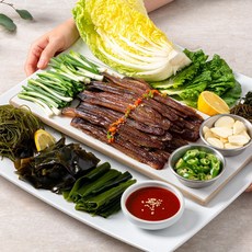 [덕장직송] 이프로마켓 포항 구룡포 해풍 과메기 야채세트, 1개, [2~3인] 완전손질 10미 야채세트