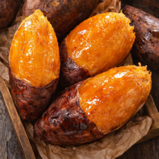 [만족도1위] 고품질최저가 정직한농장 꿀뚝뚝 호박고구마, 1박스, 3kg(대)