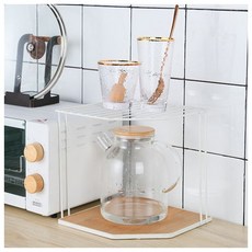 실용적인 2단 코너 선반 깔끔한정리 홈데코