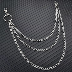 鏈條配件 可拆卸鏈子褲鏈配飾嘻哈褲子掛鏈潮流鏈條腰鏈裝飾品男女牛仔掛飾