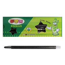 지구화학 학생용색연필 투명이 낱색 12자루, 검정