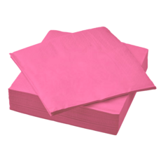 이케아 종이냅킨 냅킨 예쁜냅킨 테이블냅킨 집들이 카페 40x40cm 10매, 바비 핑크, 1세트