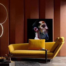 北歐輕奢絲絨布藝薄靠背貴妃椅意式極簡客廳三人沙髮陽臺長美人榻, 210x85x73-55【H)