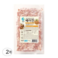 청정원 미리 잘려있어 편리한 베이컨 요리가 편리한, 2개, 1kg