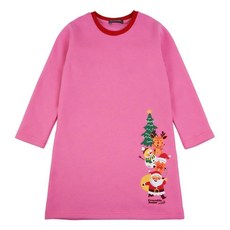 Crocodile Junior 聖誕印圖圓領洋裝