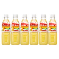 칼피스 부드럽고 크리미하며 상쾌한 무탄산 음료 달콤하고 톡 CALPICO Smooth Creamy & Refreshing Non-Carbonated Beverage Sweet, 1개, Mango, 16.9 Fl Oz (Pack of 6), Mango, 16.9 Fl Oz (Pack of 6)