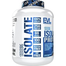 EVLUTIONNUTRITION 分離乳清蛋白粉 雙重濃郁巧克力風味, 1罐, 2.268kg