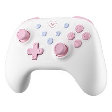 Paradoma 게임패드 유스 에디션 로코코 디자인 스타일 무선 컨트롤러호환 닌텐도스위치/PC/스마트폰 조이스틱, 아이보리화이트, 1개, PC/SW/XB