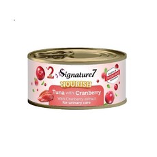 Signature7 心寵滋養貓罐 鮪魚蔓越莓 80G 24罐 瑞士配方, (湯)泌尿保健｜鮪魚+蔓越莓X24罐, 24個, (湯)泌尿保健/鮪魚+蔓越莓