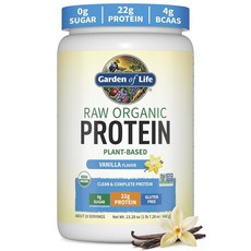 가든오브라이프 로우 프로틴 단백질 파우더 바닐라 660g, 가든오브라이프 로우 오가닉 프로틴 식물성 단백질 파우더, 1개