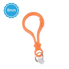 디폼블럭8mm320개 세트&부자재, K03_8mm디폼블럭 투명블럭+주황고리(10개), 1개