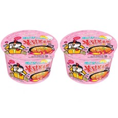 삼양 까르보 불닭볶음면 큰컵 105g 16개 라면 간편식 컵라면, 단품