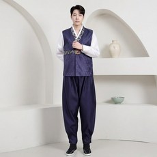 조에온 남성 전통 한복 상하 3종 세트 A276