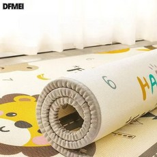DFMEI 寶寶爬行墊加厚防摔家用防水防潮雙面可用地墊, 雙面防水0.5CM