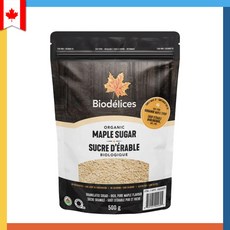캐나다 유기농 메이플 슈가 메이플 설탕 500g Biodelices Organic Maple Sugar, 1개