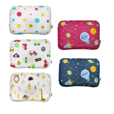 PUKU Air護頭型3D嬰兒枕, 車車樂園, 白色