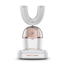 eyimtech 전동칫솔 U자형칫솔 UV 방수 U자칫솔, 화이트, 화이트