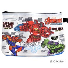 里和 lilfant 韓國製 漫威 304不鏽鋼兒童餐盤 樂扣式 鋼鐵人 蜘蛛人 便當盒 飯盒 正版, 1個, 防水餐盤收納袋, 紅色, 餐盤、收納袋