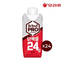 닥터유 프로 단백질 드링크 초코 선물세트, 250ml, 24개
