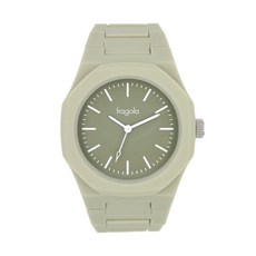 팔로우 손목시계 fragola(프라골라) 팔각형 베젤 플라워 시계 N02624S-2 KA 레ディース 그린