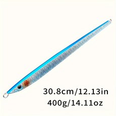 로얄피쉬 패스트 크롬 메탈지그 빠르게 가라앉다 철판 180/250/300/400g, 001, 1개, 400g