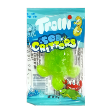 트롤리 바다생물모양젤리 대용량 간식용 젤리 캔디 수입젤리 어린이간식, 1개, 9g