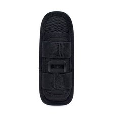 방수 회전 벨트 클립 홀스터 손전등 도구 용 나일론 손전등 주머니 야외 탐험 필수, 01 Black