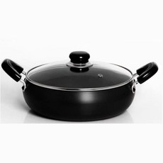눌러붙지 않는 유리뚜껑 전골냄비 24cm79m2+2CLN