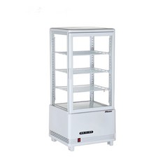 업소용 제과 케이크 진열대 4면 진열대 유리 냉장 투명 쇼케이스 디저트, 1, 78L 풍냉 김서림 방지
