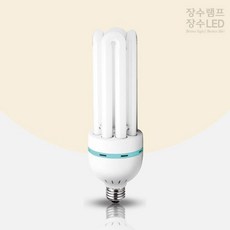 장수램프 고와트 삼파장 EL 형광다마 55W 주광색 E26 zin+53418Qi