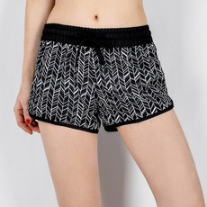 人字紋女式防曬褲沙灘短褲板短褲沙灘裝水上游戲泳裝下裝 A134W