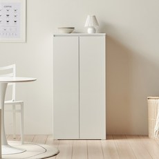 헤븐 다용도 부엌 주방 거실 베란다 다용도 높은 수납장 정수기받침대 선반장 1200, 화이트