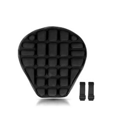 락모터스 오토바이 3D 입체 방석 안장커버 쿠션 PCX XMAX NMAX, 1개, 블랙