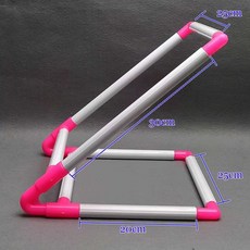 십자수작업대 좌식수틀 사각 이젤 틀 사각 소형 테이블, 1개, PVC 스탠드 자수틀