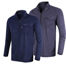 artland 男款拉鍊式彈力運動服 2入
