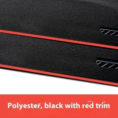 캐딜락 CTS 2008 자동차 대시보드 커버 대시매트 햇빛 가리개 패드 카펫 스타일링, 01 Polyester, 02 Left Hand Drive, 01 red side