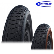 슈발베 슈퍼모토-X 20x4.0 팻바이크 클린처 와이어 타이어, 블랙, 1개