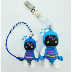 우주곰 퍼터키퍼+골프티걸이 세트 티홀더 골프악세사리, 1세트, 블루&화이트 5