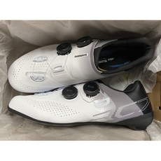SHIMANO RC703 公路車競賽級車鞋 白色 寬楦 時尚單車, 白色RC703贈水壺,41
