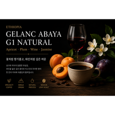 스페셜티 커피 에티오피아 아바야 마르 게이샤 G1 내추럴 약배전(라이트 로스팅) 쟈스민 꽃 필무렵, 500g, 1개, 핸드드립