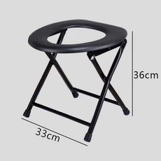 臺南出貨 老人孕婦折疊厠所椅 家用座便器 如厠神器 不銹鋼 J S G, 1個, 36高碳鋼特價款（黑色）