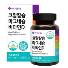 치아 뼈 건강 칼슘 마그네슘 비타민d 칼마디 메이제이, 120정, 2개