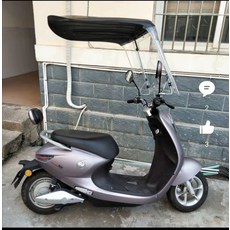 스쿠터 캐노피 오토바이 차양막 비가림막 커버 덮개 확장, + 각도캐노피 + 블랙 포함, 기본 모델명/품번