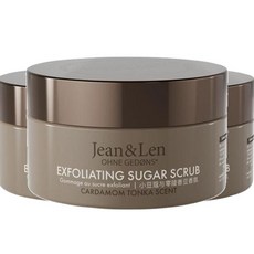 진앤렌 카다멈 통카 엑스폴리에이팅 슈가 바디 스크럽, 3개